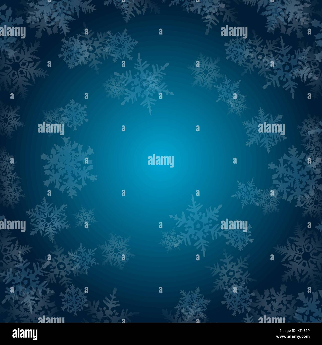 Winter snowflakes background vector illustration Stock Vector Image ...