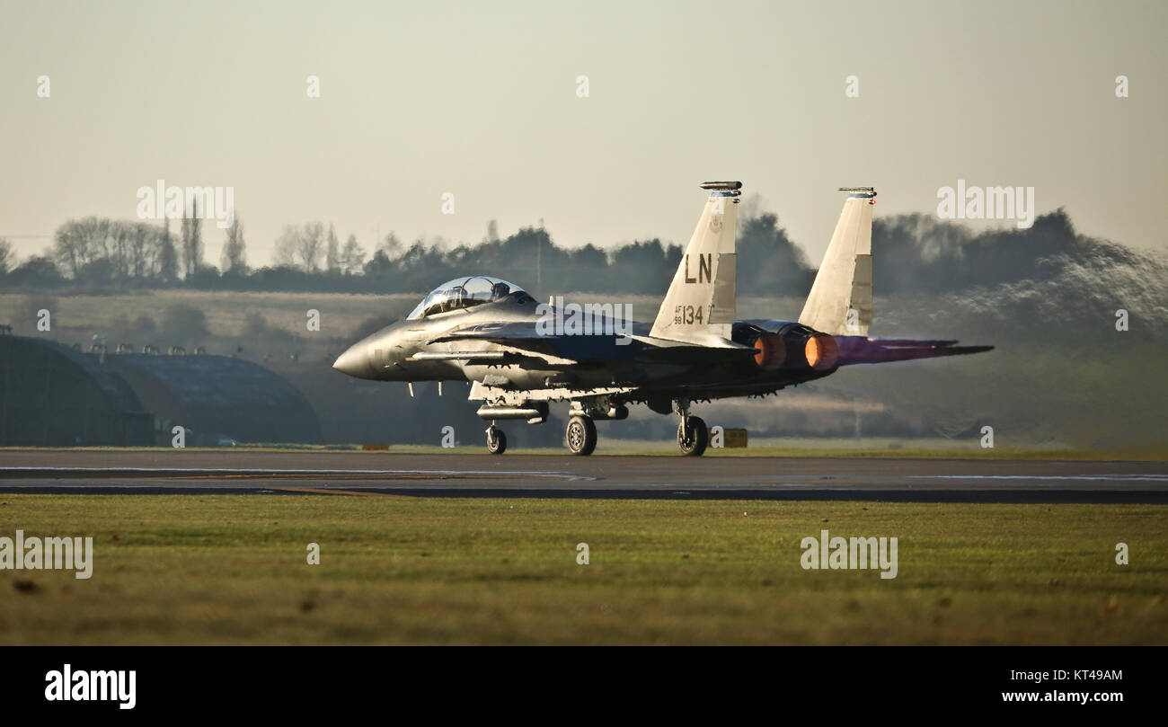 USAF F15 Eagle Stock Photo