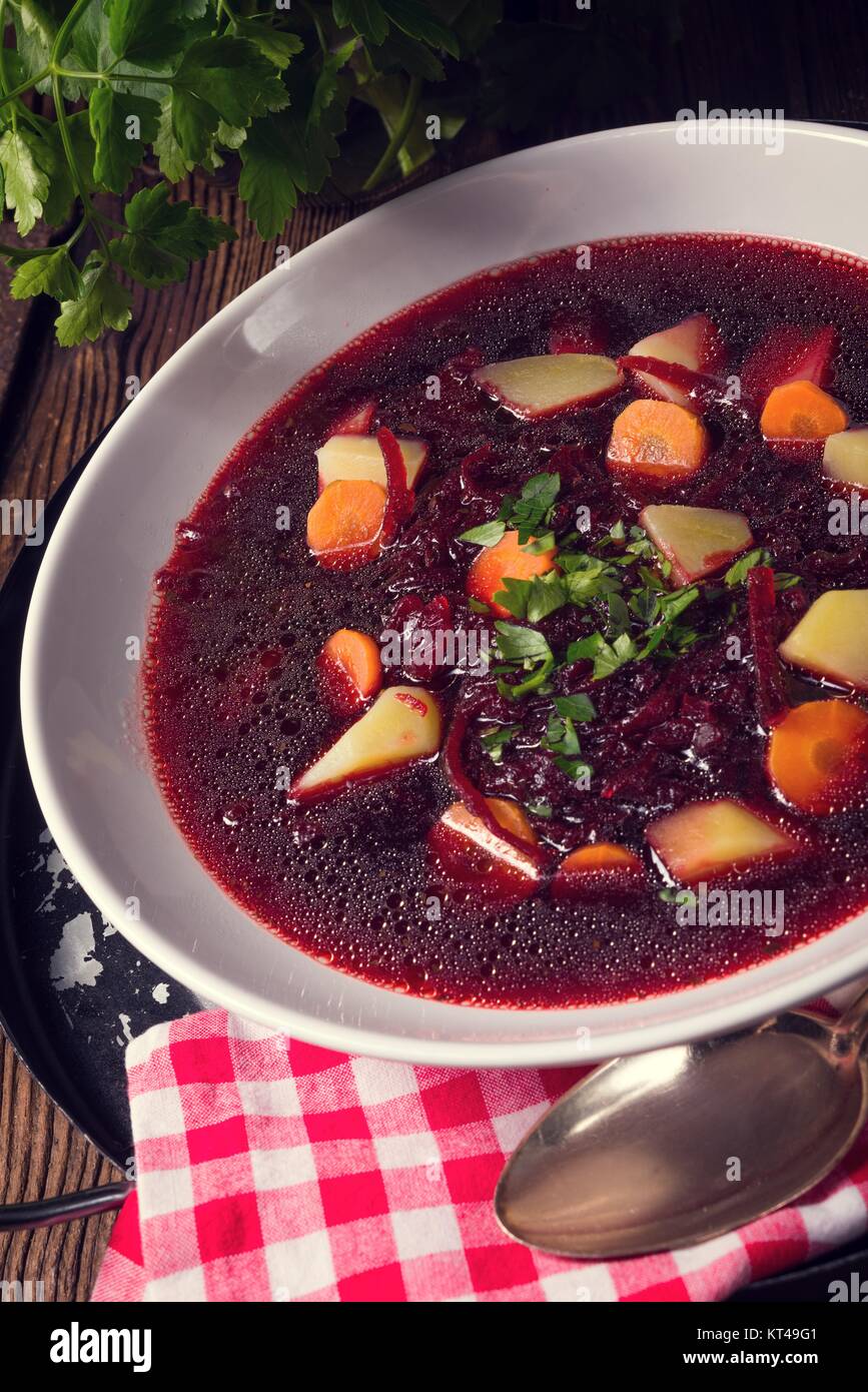 polish borscht Stock Photo