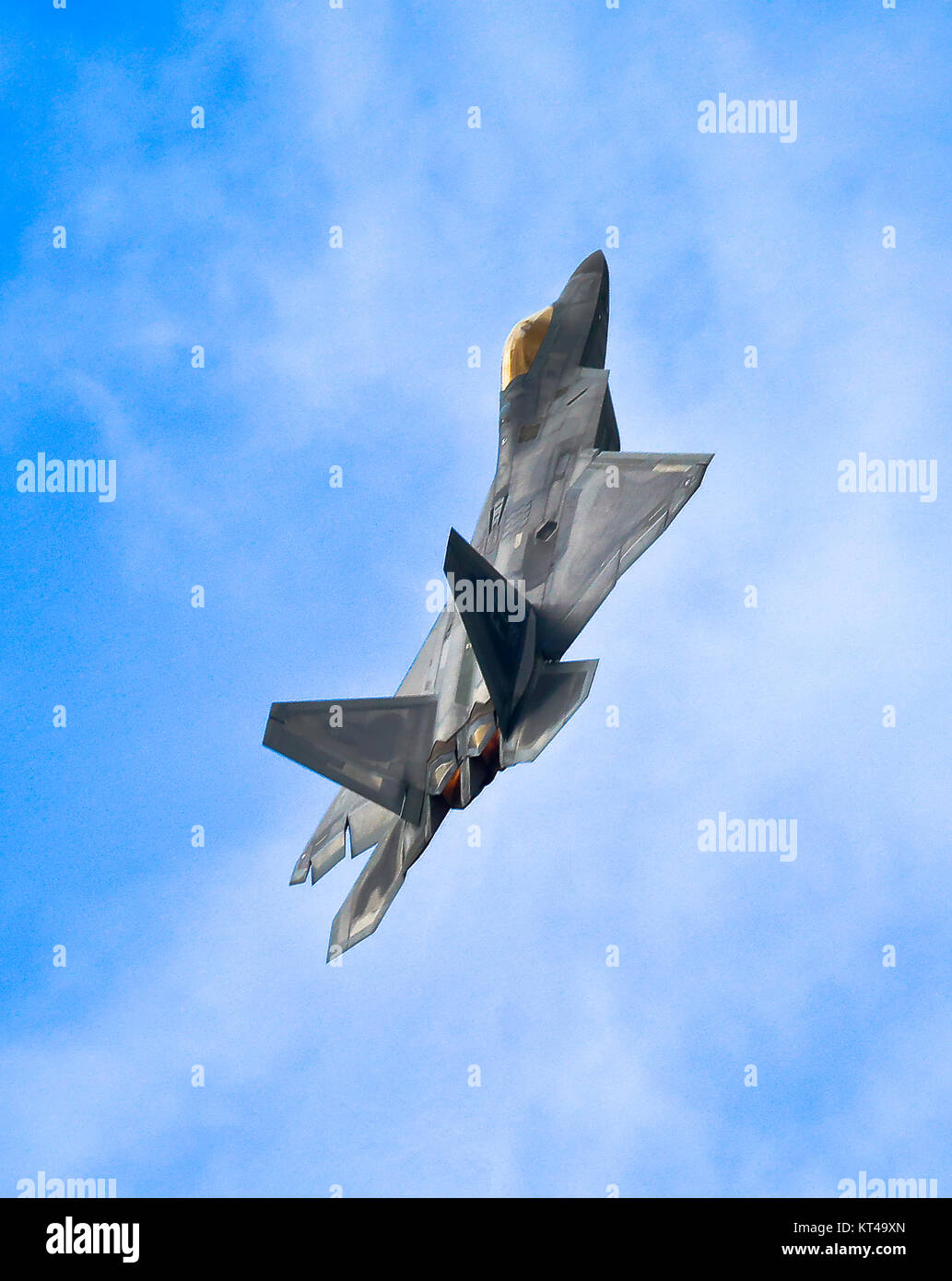 Lockheed Martin F22 Raptor Stealth Fighter Stock Photo