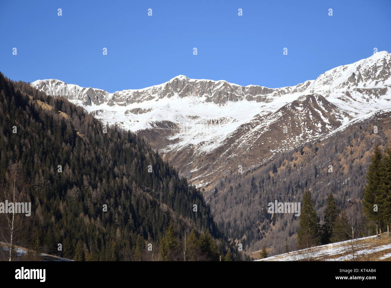 east tyrol,winkeltal,villgrater mountains,winter,snow,ice,hochalmspitze,valley Stock Photo