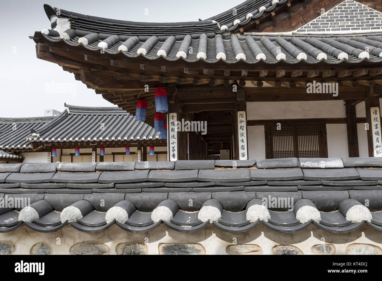 Korea Old House at Namsangol Hanok Village in Seoul South Korea Stock ...