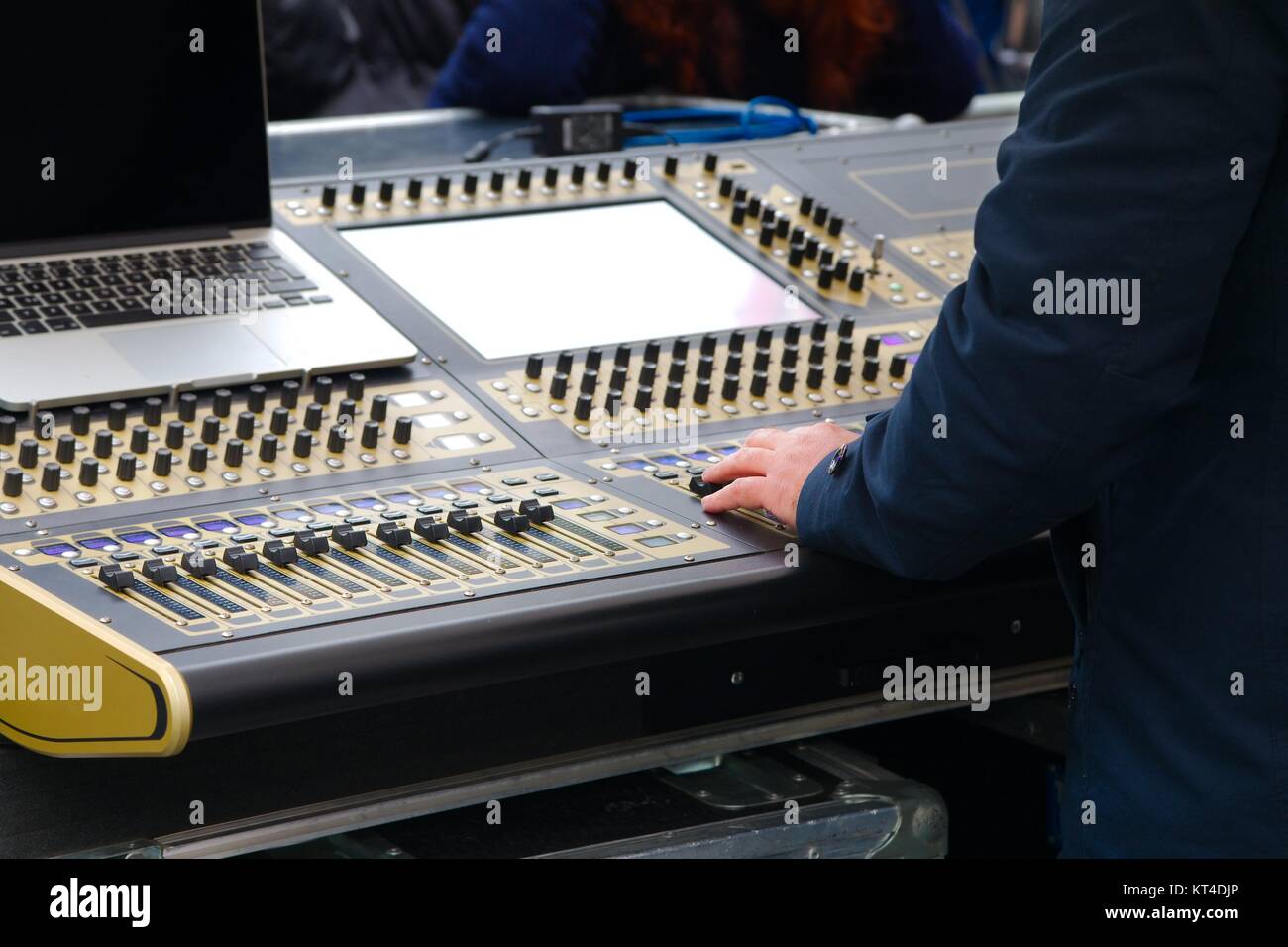 Audio Mixer Board Stock Photo Alamy