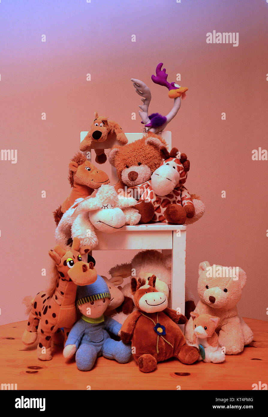 Stuffed animals Stock Photo
