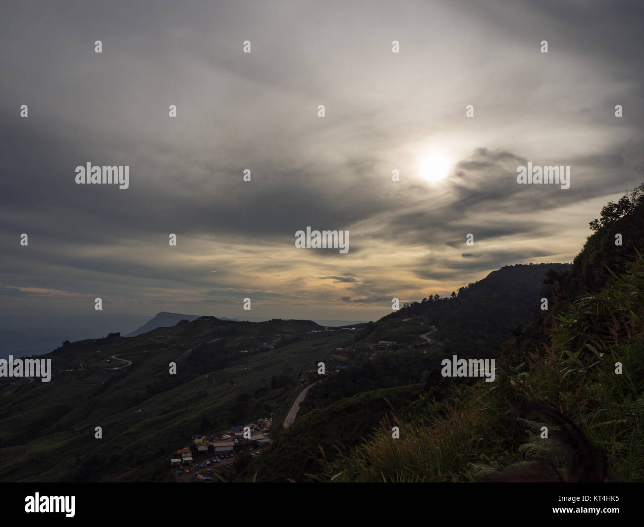 Mountain beautiful sunset sky background, landscape Stock Photo - Alamy