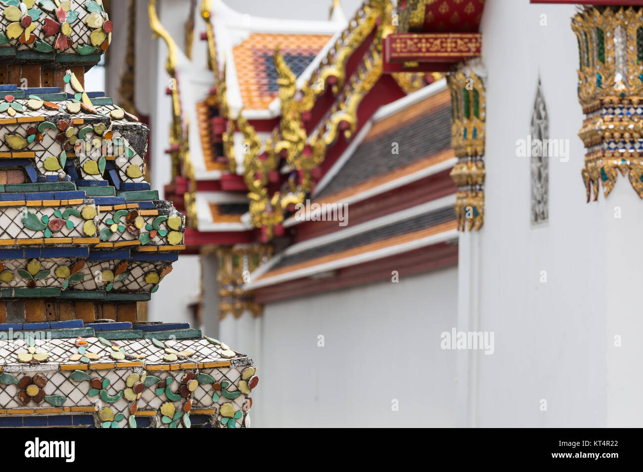 Beautiful Wat Pho temple in Bangkok Thailand Stock Photo - Alamy