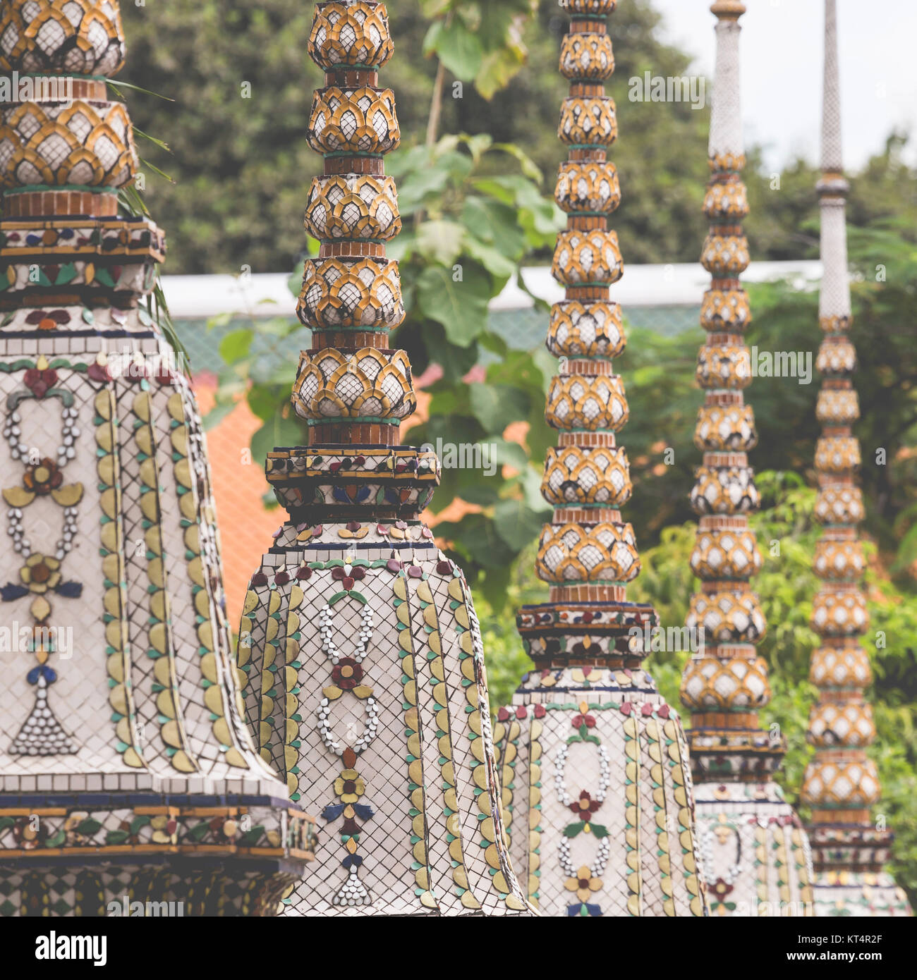 Beautiful Wat Pho temple in Bangkok Thailand Stock Photo - Alamy