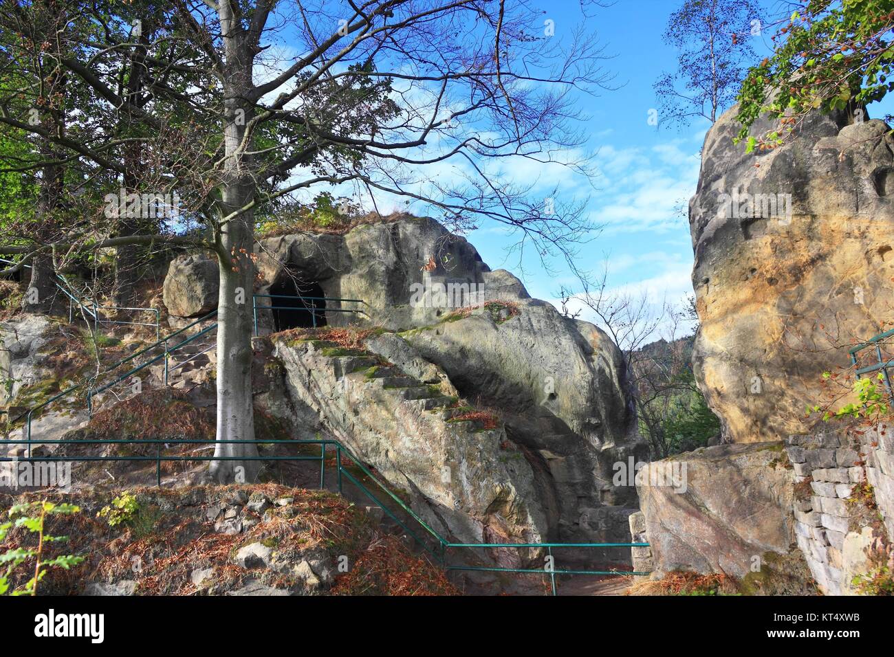 Ruins in Cesky Raj Stock Photo - Alamy