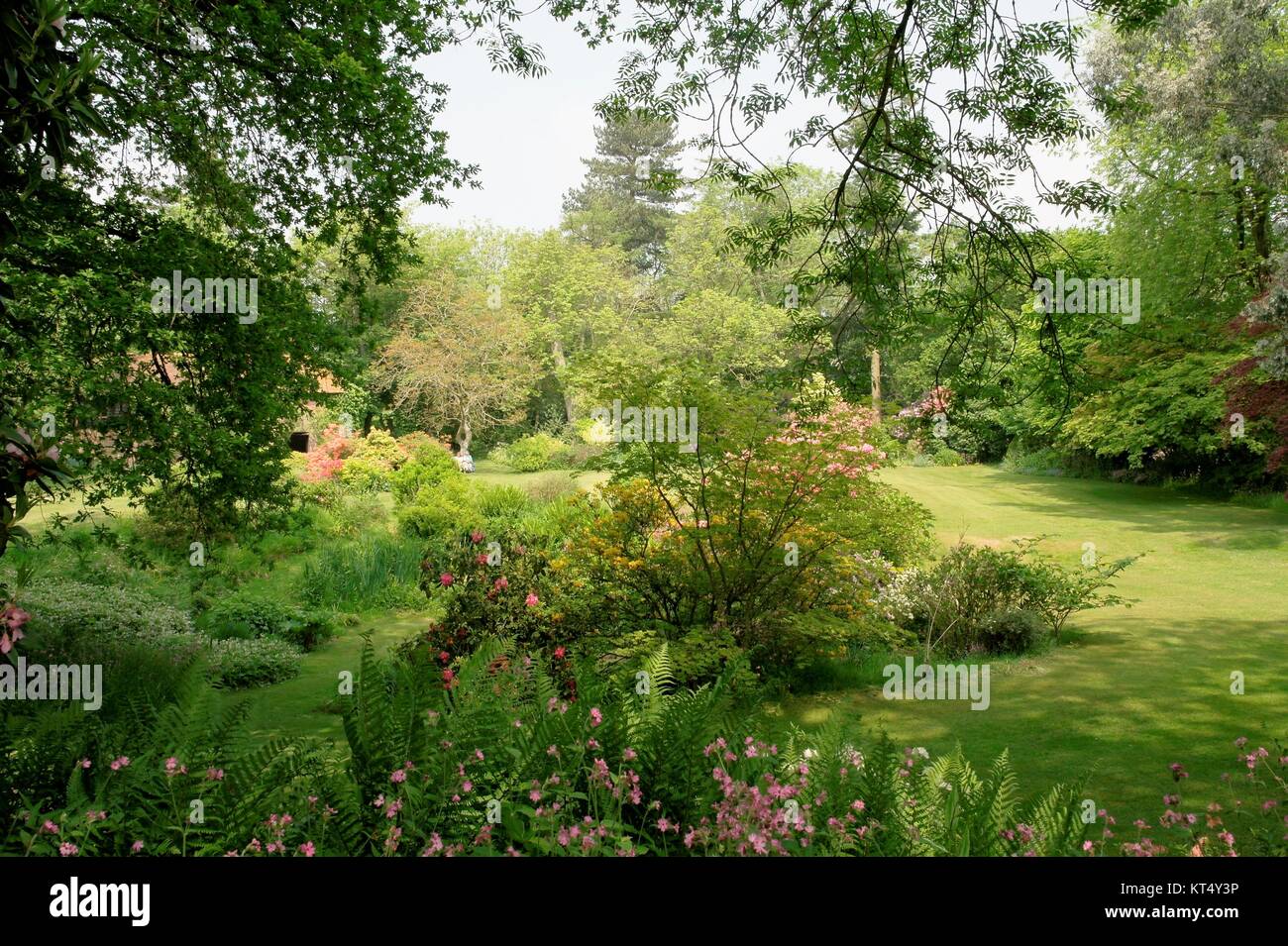 garden in kent Stock Photo