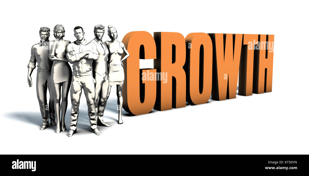 Business People Growth Art Stock Photo - Alamy