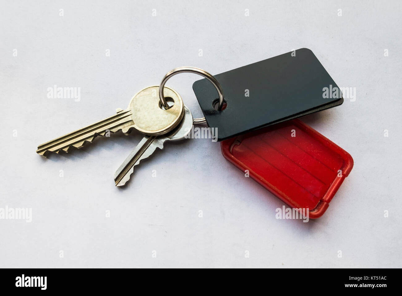 keys on a key chain Stock Photo Alamy