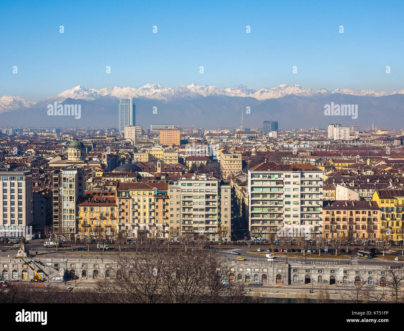 Aerial view of Turin Stock Photo - Alamy