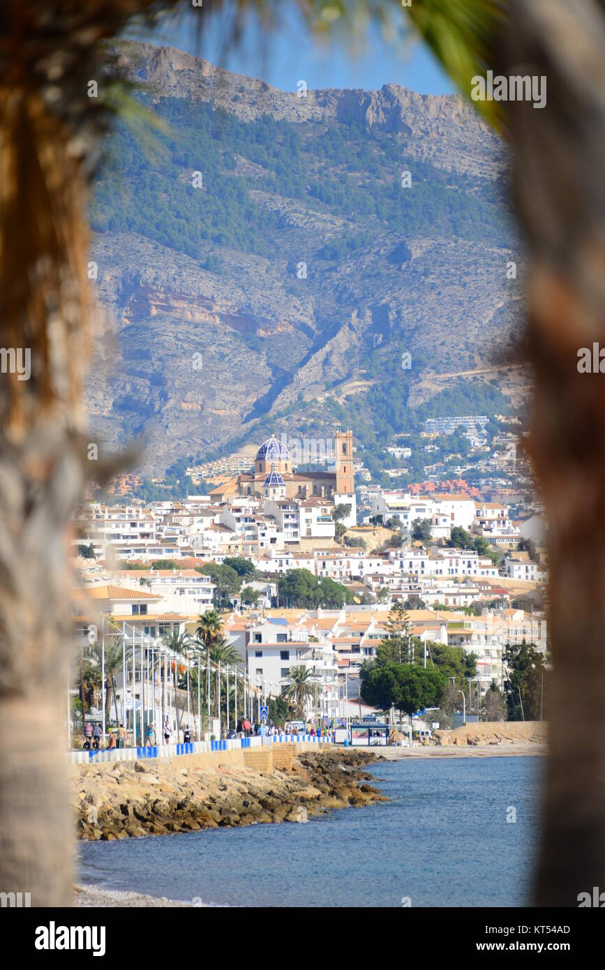 city views of altea - costa blanca - spain Stock Photo