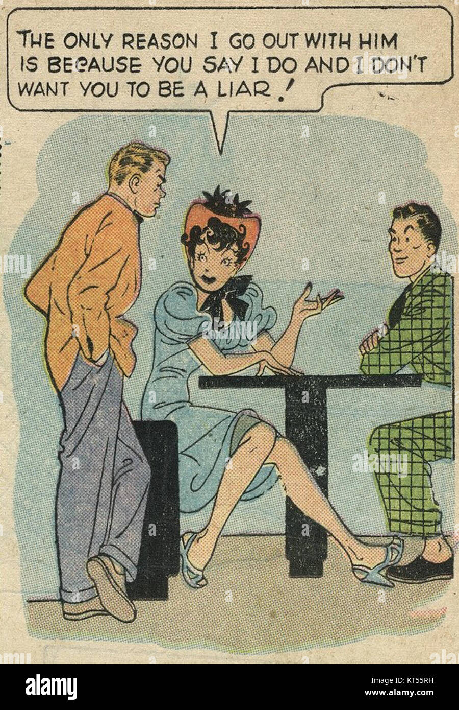 A vintage issue of *Mopsy - TV Teens*, showcasing the latest stories and features related to the lives of teenagers, particularly from a 1950s or 1960s TV culture. Stock Photo