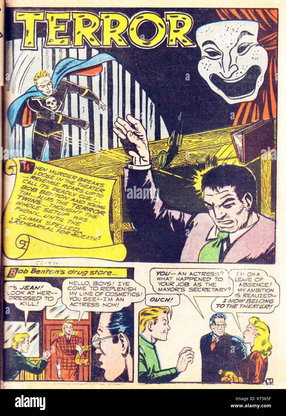 A promotional image for the comic series *Americas Best Comics*, showcasing its artistic and literary elements. Stock Photo