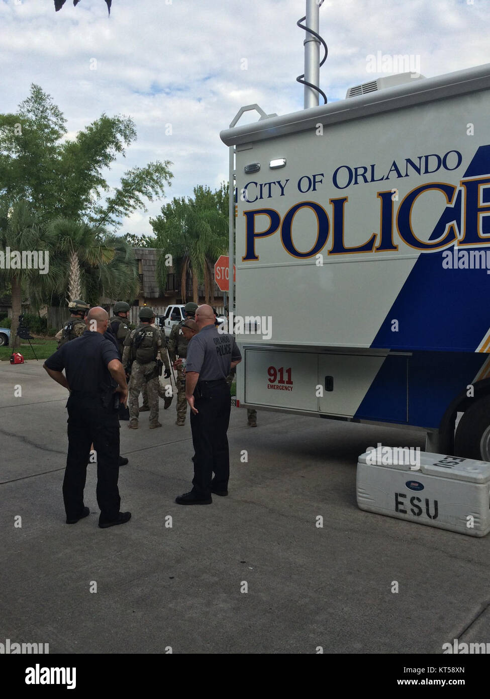 Orlando police SWAT Stock Photo