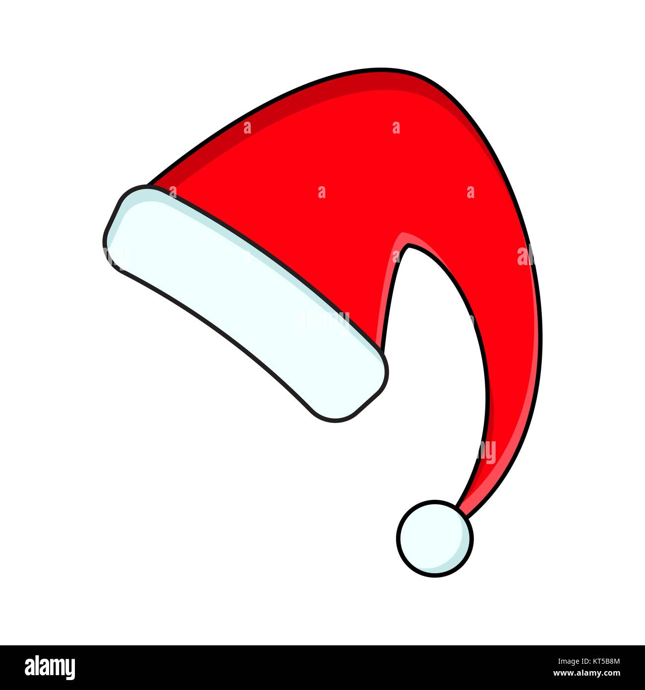 Cartoon Christmas Santa Hat