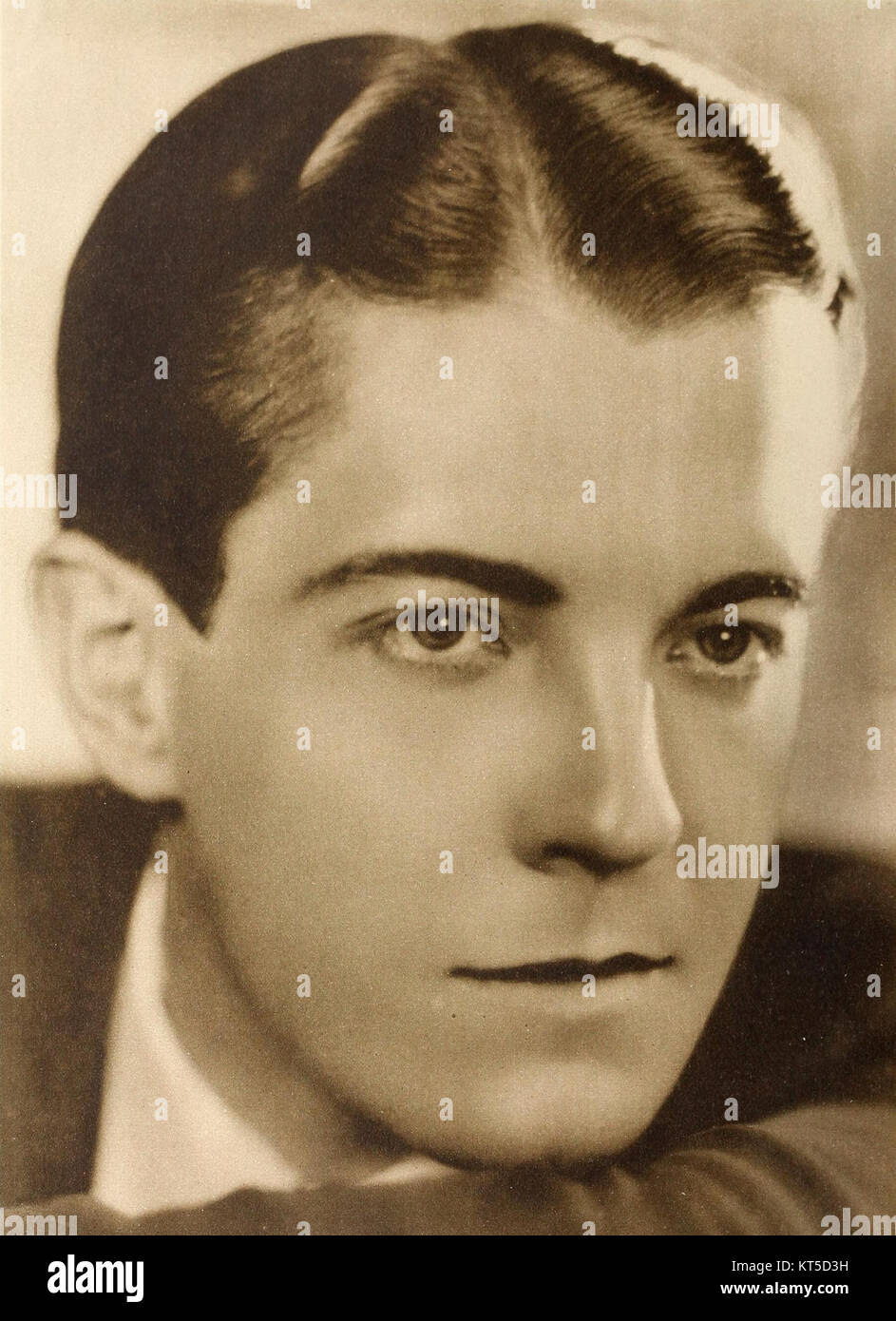 Ramon Novarro, the iconic actor of the silent film era, is captured in ...