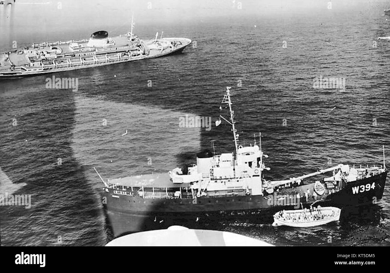 The Andrea Doria was a famous Italian ocean liner that sank in 1956