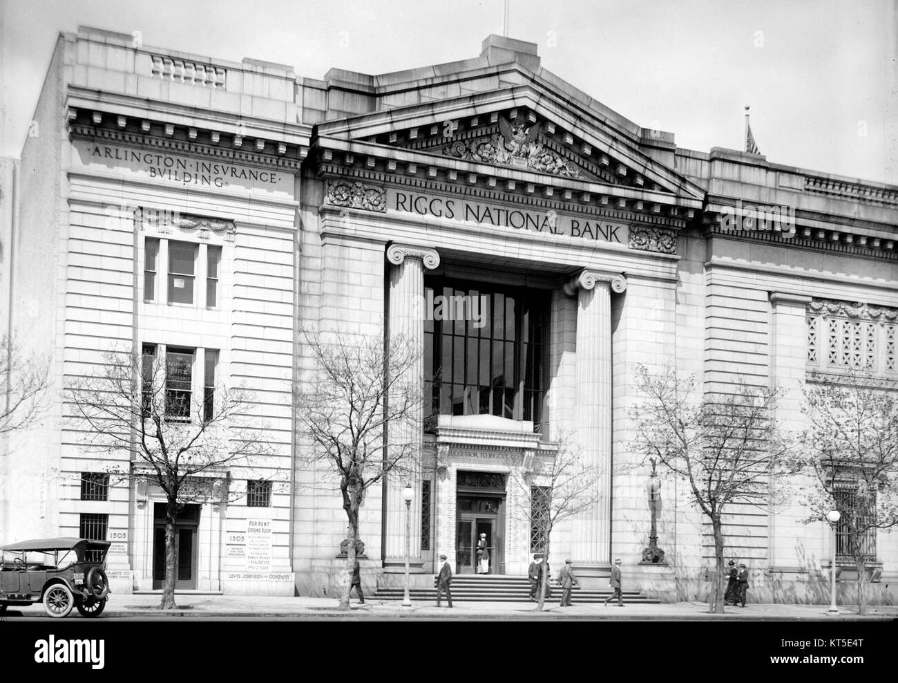 Riggs National Bank In 1915 Stock Photo Alamy