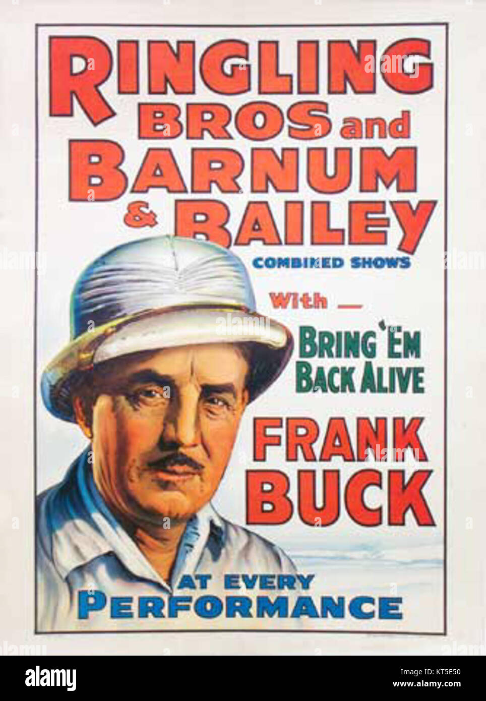 Ringling Bros. and Barnum 26 Bailey Circus 1938 poster Stock Photo Alamy