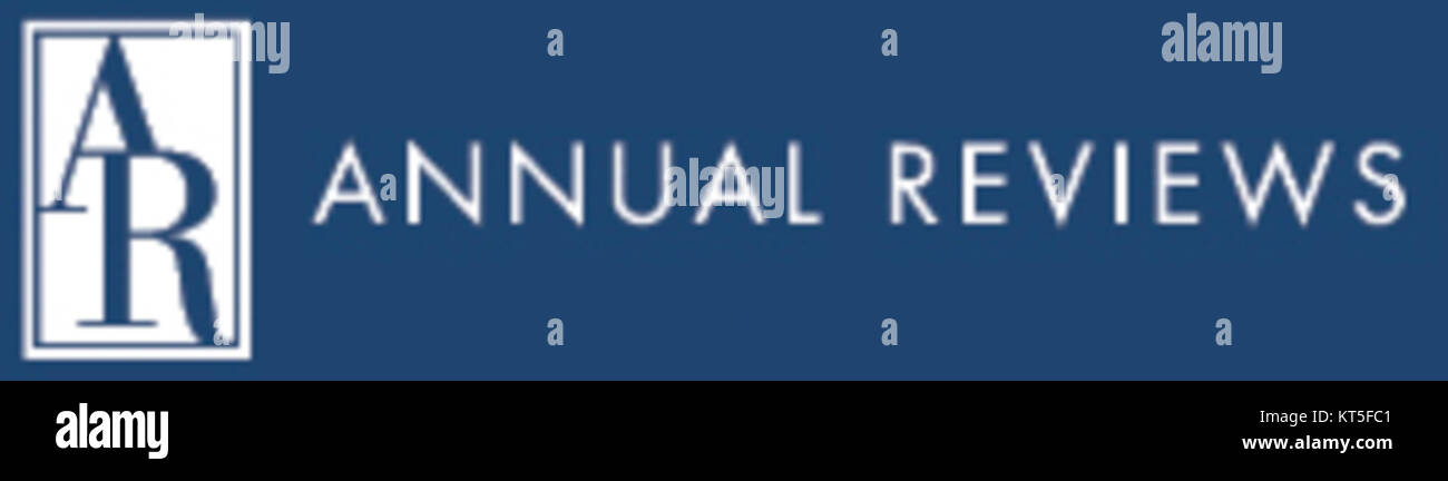 Annual Review logo Stock Photo