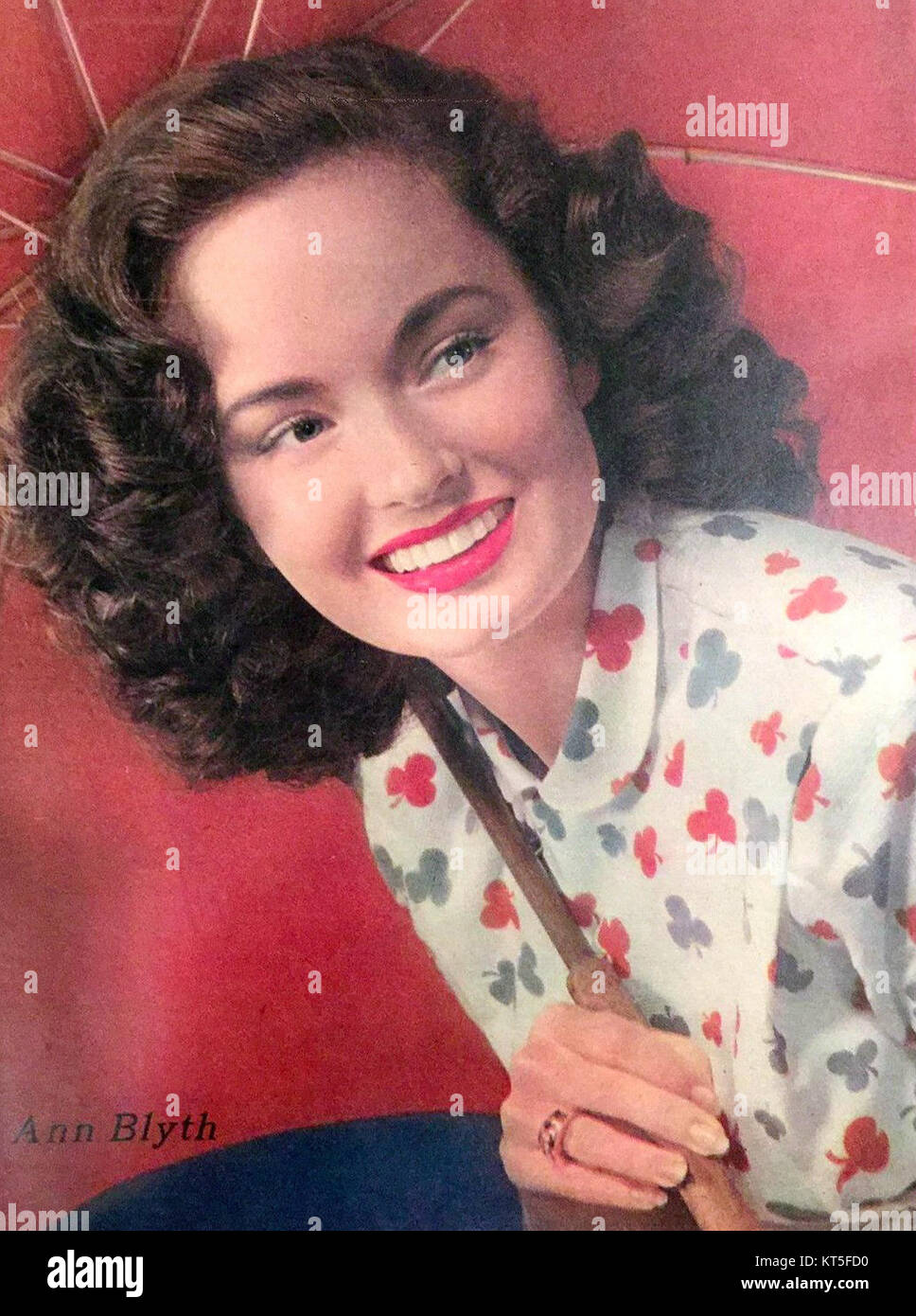Ann Blyth 1948 Stock Photo - Alamy