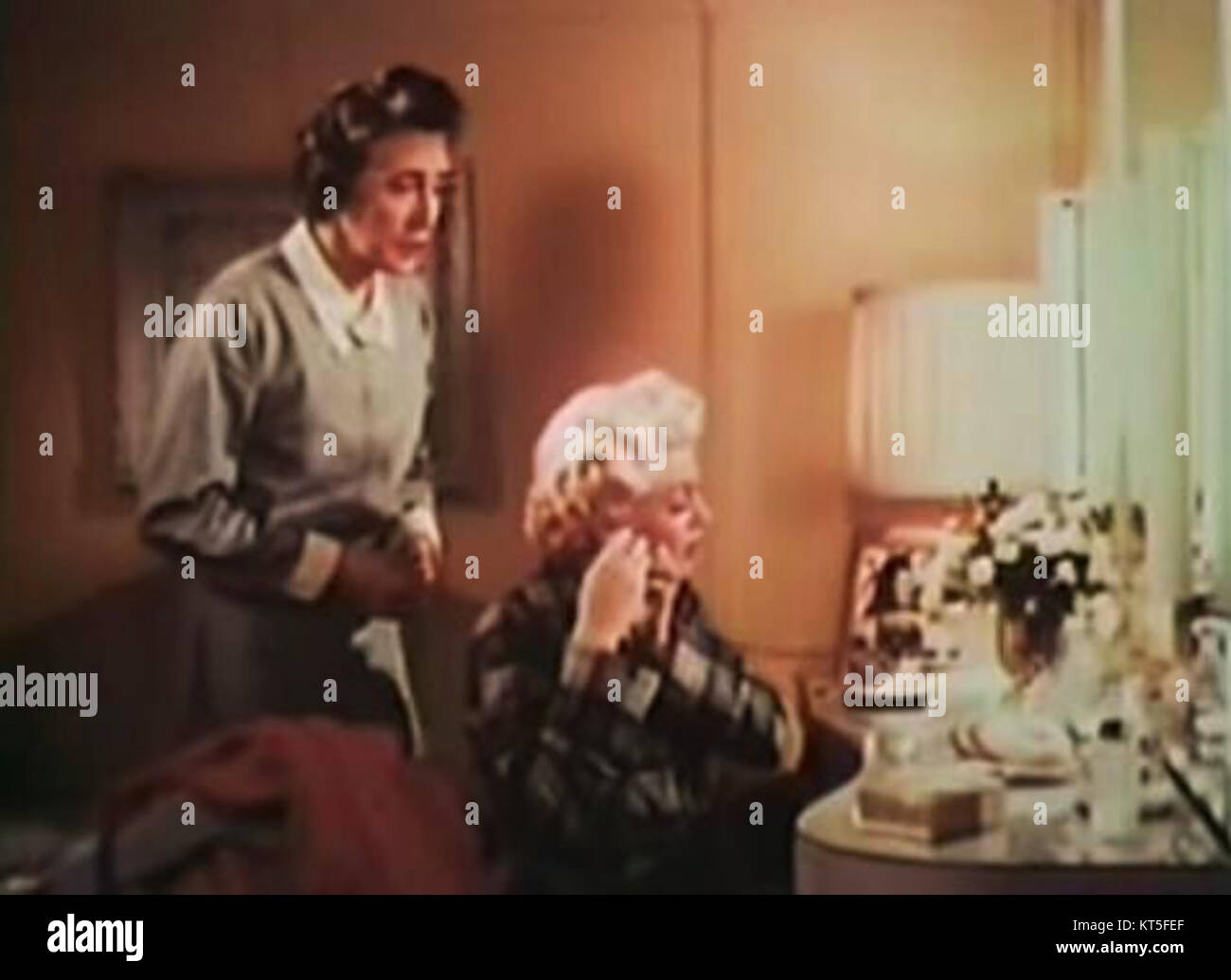 This image features Ann Codee and Lana Turner in a scene from the film ...