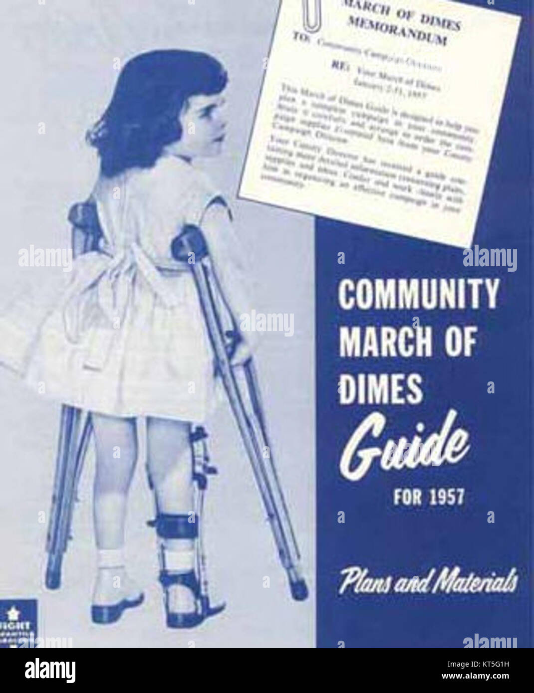 Salk March of Dimes poster Stock Photo Alamy