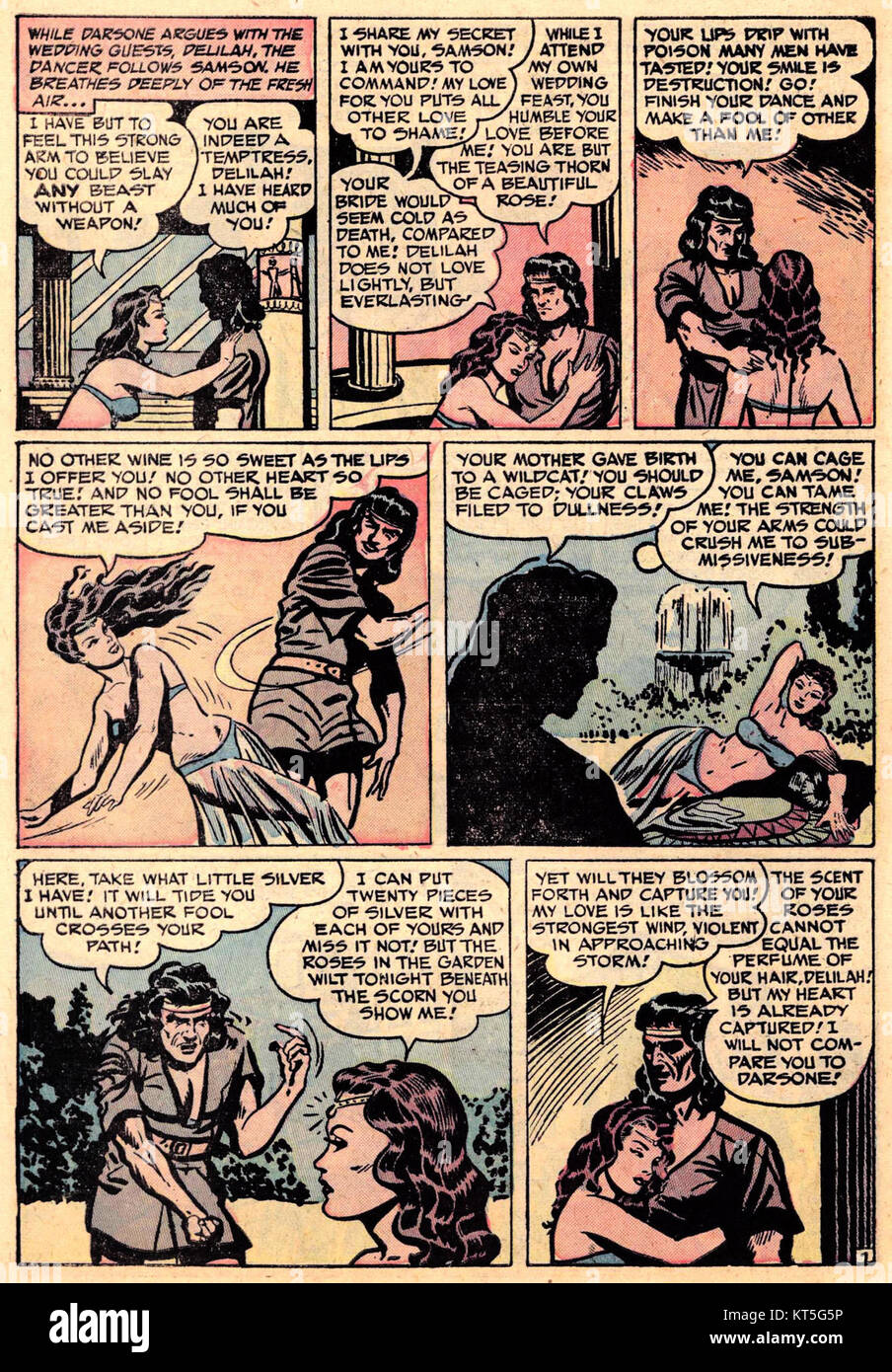 This iconic artwork depicts the biblical story of Samson and Delilah ...