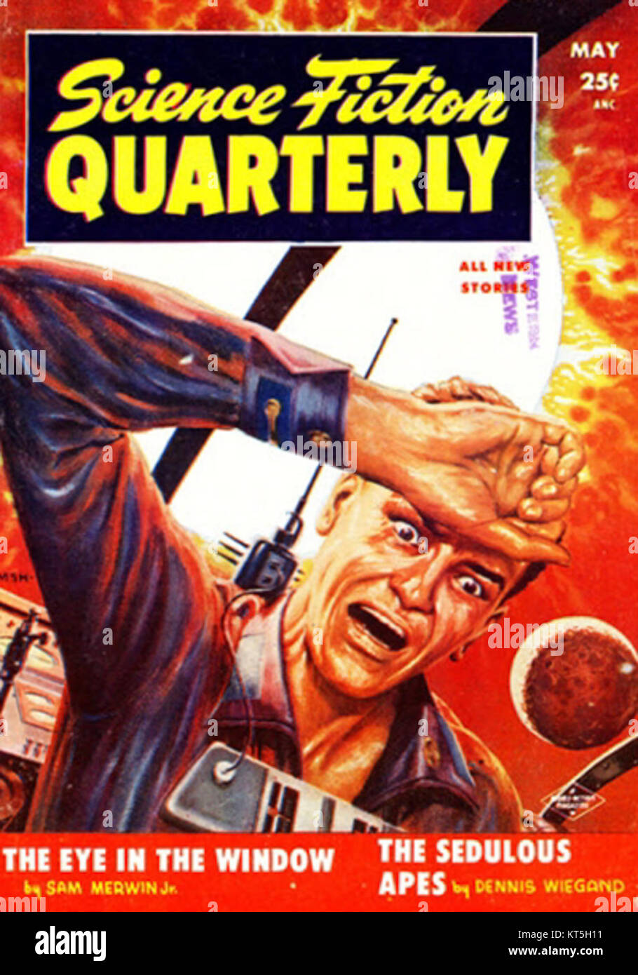Science Fiction Quarterly May 1955 Stock Photo Alamy
