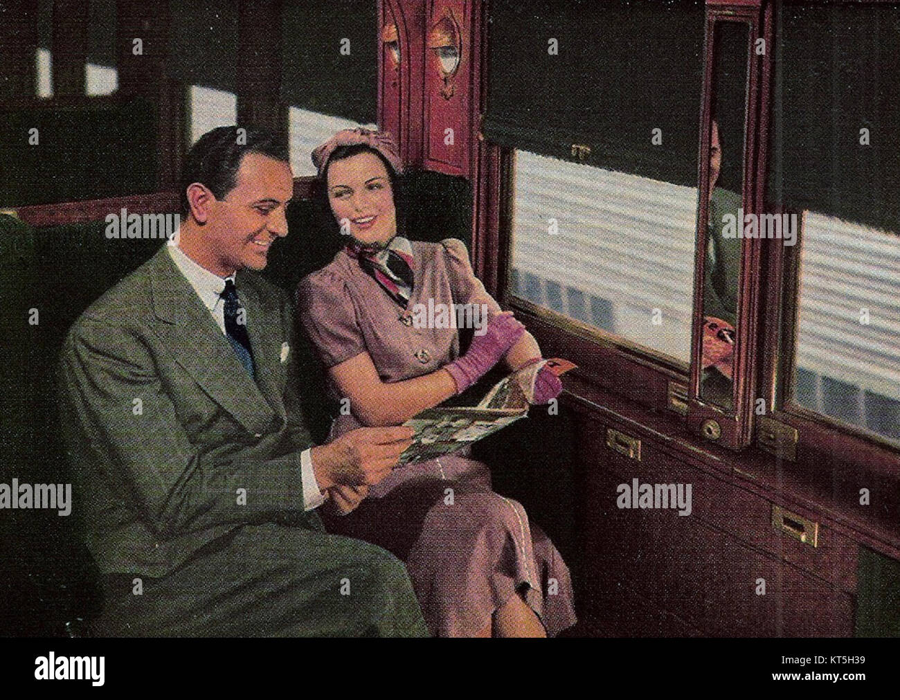 Scout Pullman compartment Stock Photo