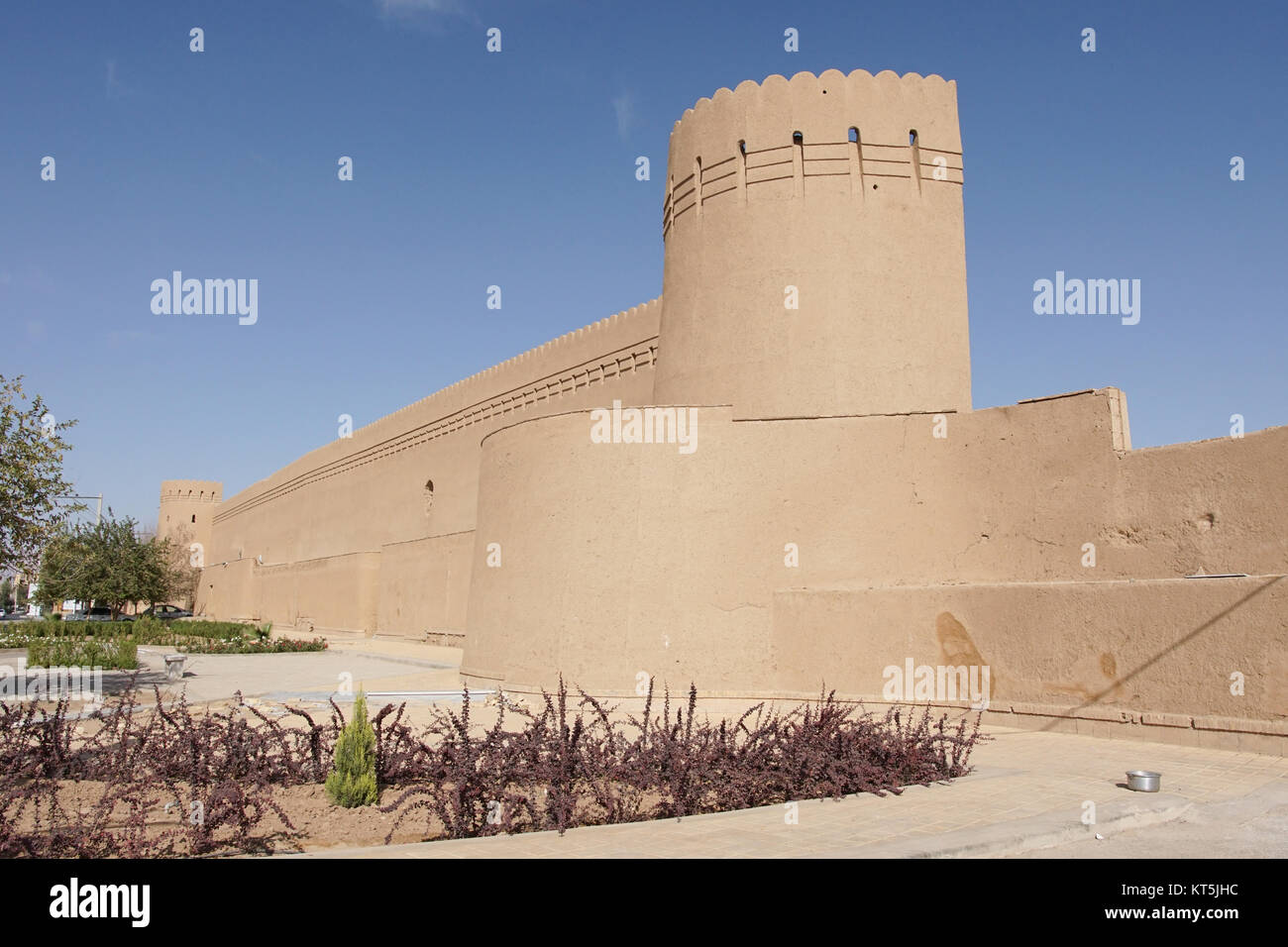 Stadtmauer, Yazd, Iran Stock Photo