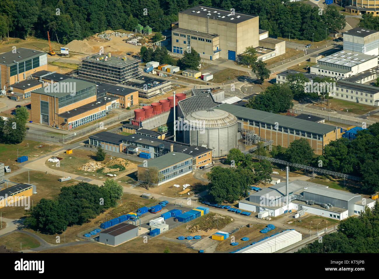 Research reactor Jülich 2, Forschungszentrum Jülich, Jülich, Jülich, Niederrhein, North Rhine-Westphalia, Germany, Europe, Jülich, Lower Rhine, North  Stock Photo