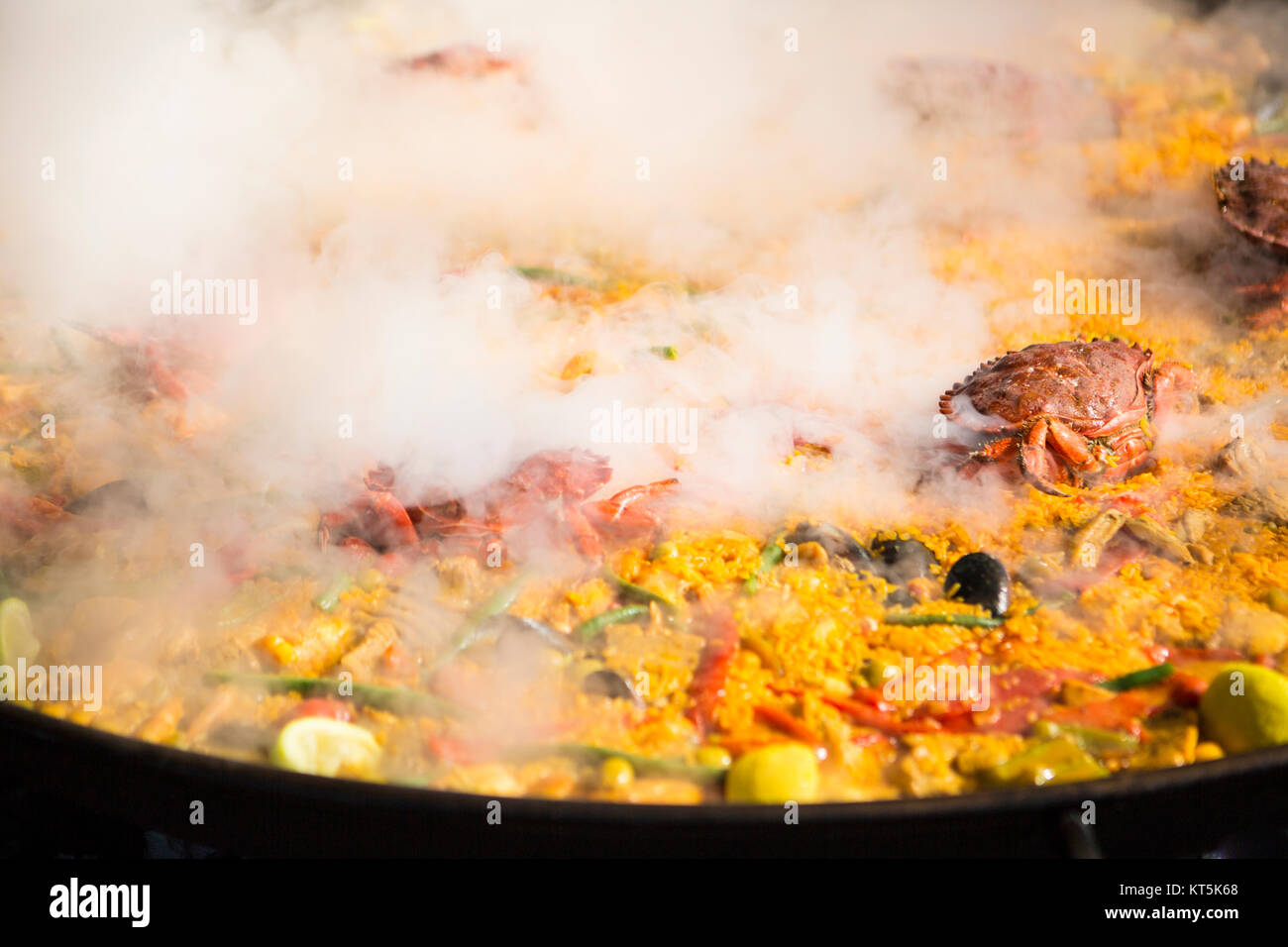 paella with steamed crabs, Santa Barbara Harbor and Seafood Festival
