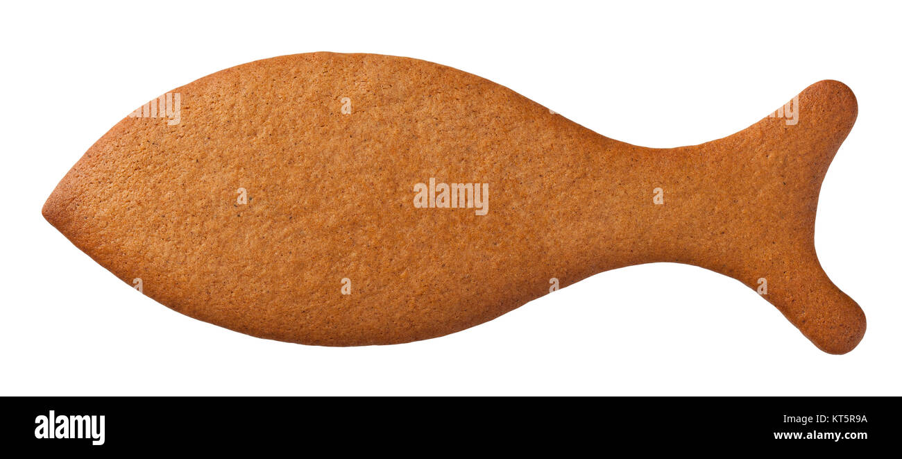 gingerbread fish cookie Stock Photo Alamy