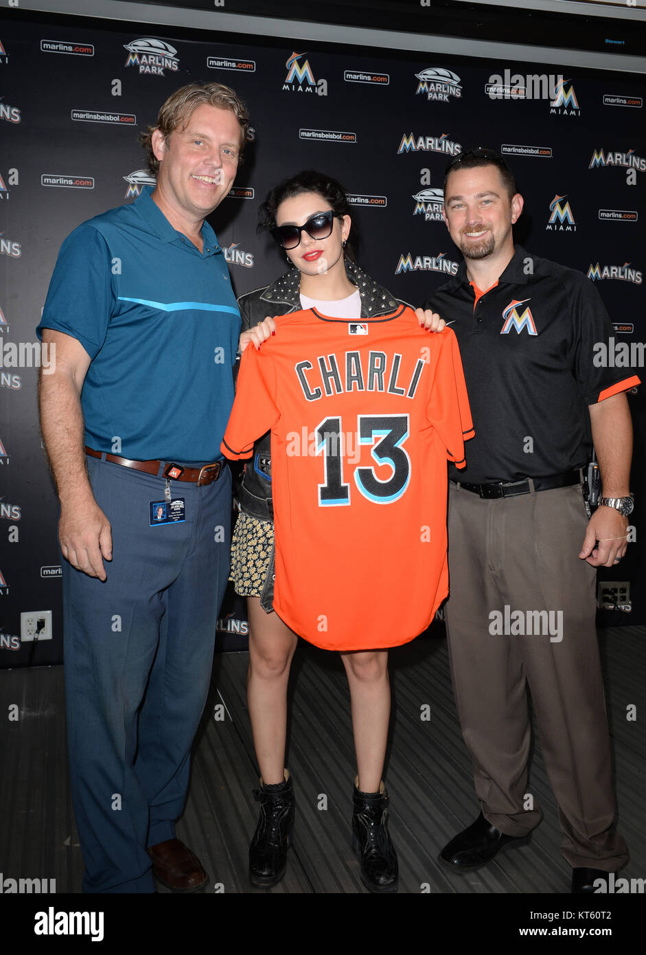 MIAMI, FL MAY 16 English singer and songwriter Charli XCX, does a