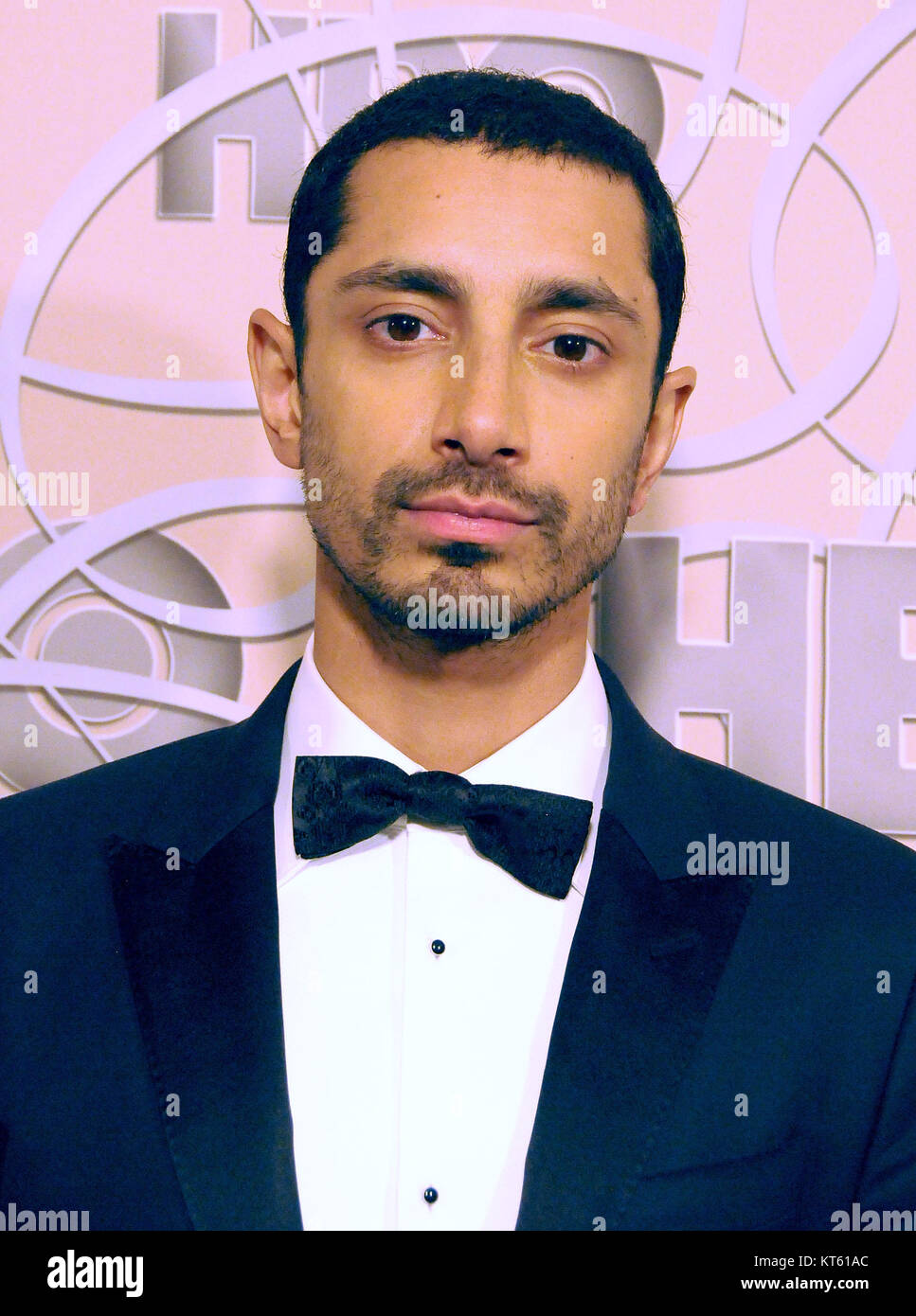 BEVERLY HILLS, CA  - JANUARY 08: Actor Riz Ahmed attends HBO's Official Golden Globe Awards After Party at Circa 55 Restaurant in The Beverly Hilton Hotel on January 8, 2017 in Beverly Hills, California. Photo by Barry King/Alamy Stock Photo Stock Photo