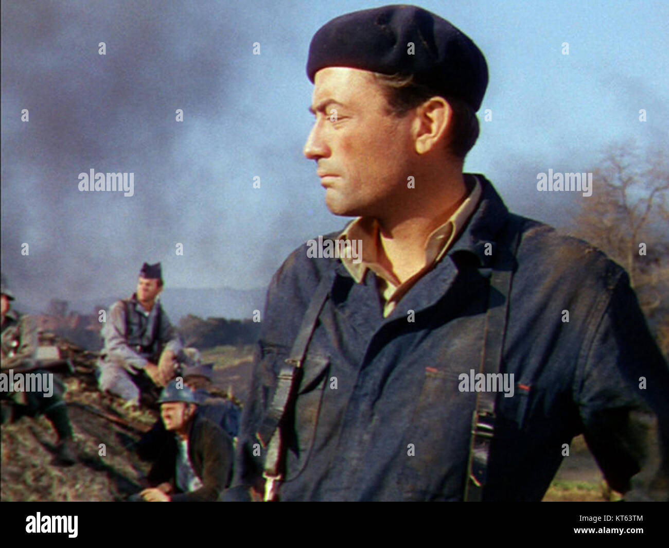'Snows of Kilimanjaro' is a 1952 film starring Gregory Peck. The film, based on Ernest Hemingway's novel, tells the story of a writer facing death from a wound while on safari in Africa. It explores themes of regret, memory, and the complexities of life. Stock Photo