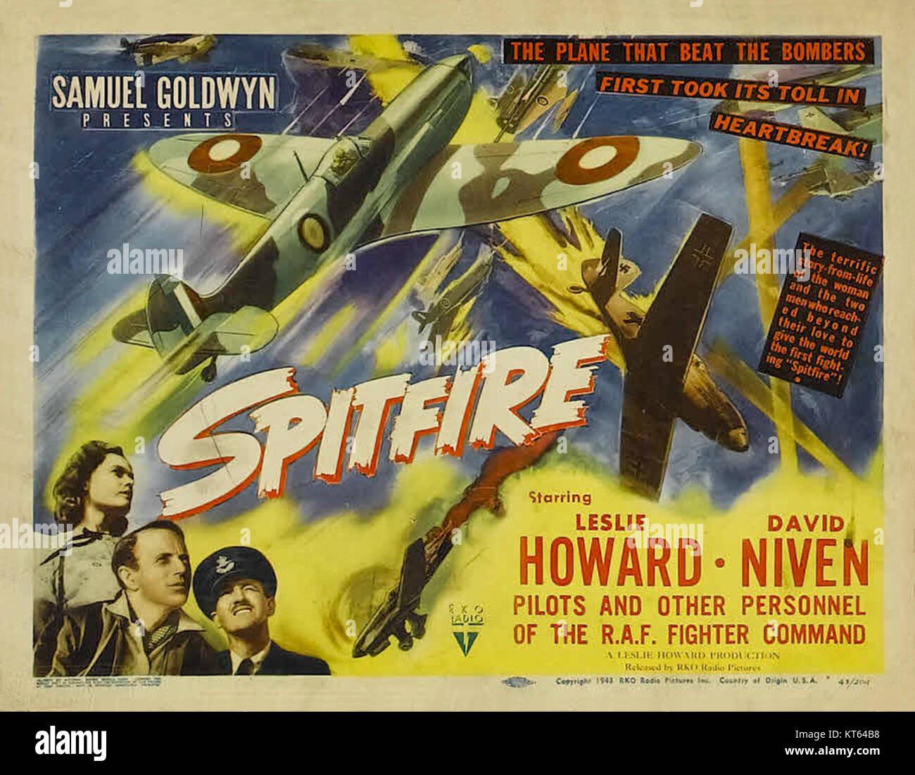 The Supermarine Spitfire, a British single-seat fighter aircraft ...