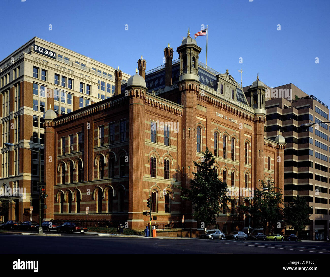 The 1869 Benjamin Franklin School17371v Stock Photo Alamy
