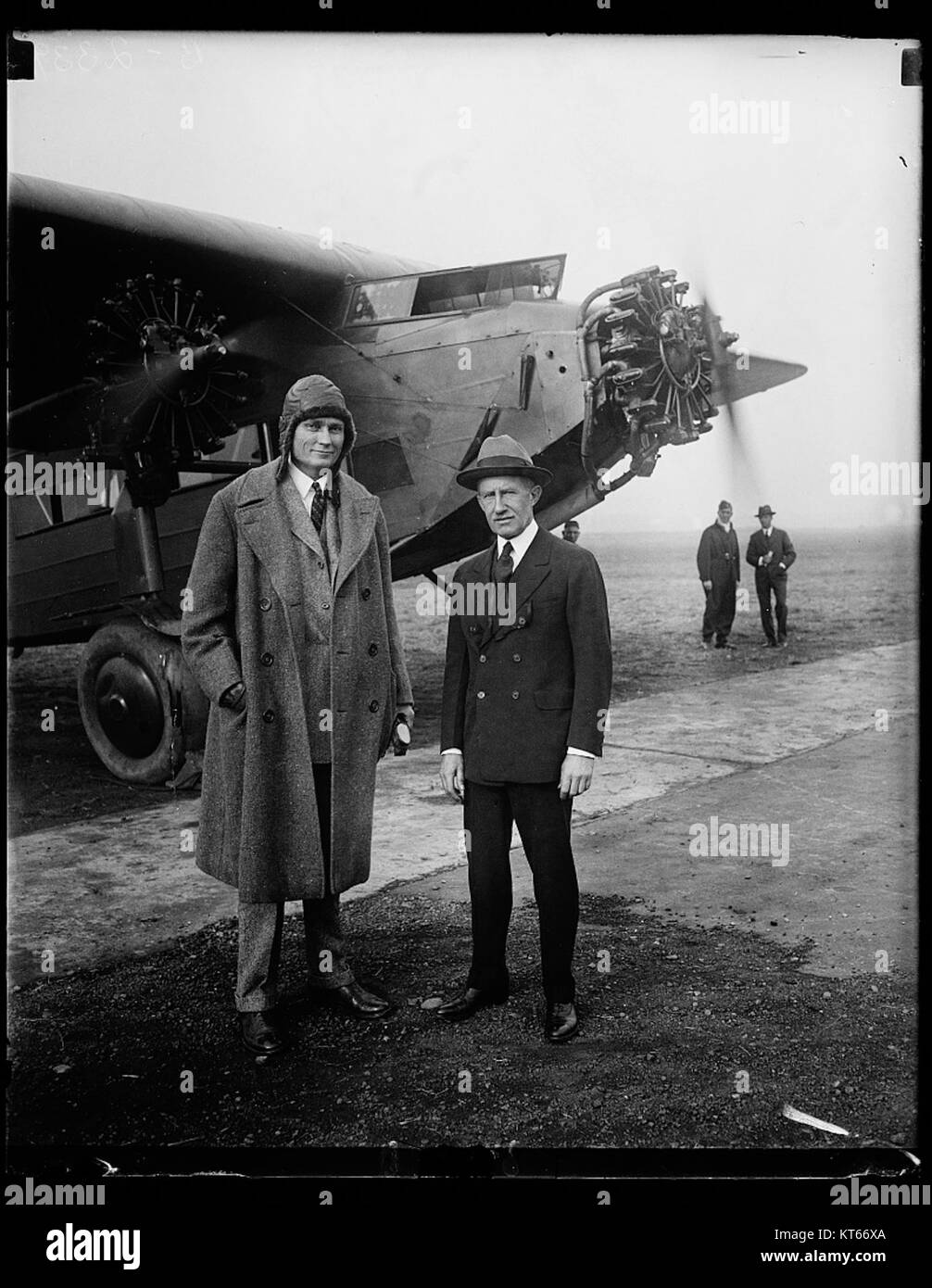 The Flying Senators, Senator Frederick left, and Senator Hiram Bingham 34626v Stock Photo