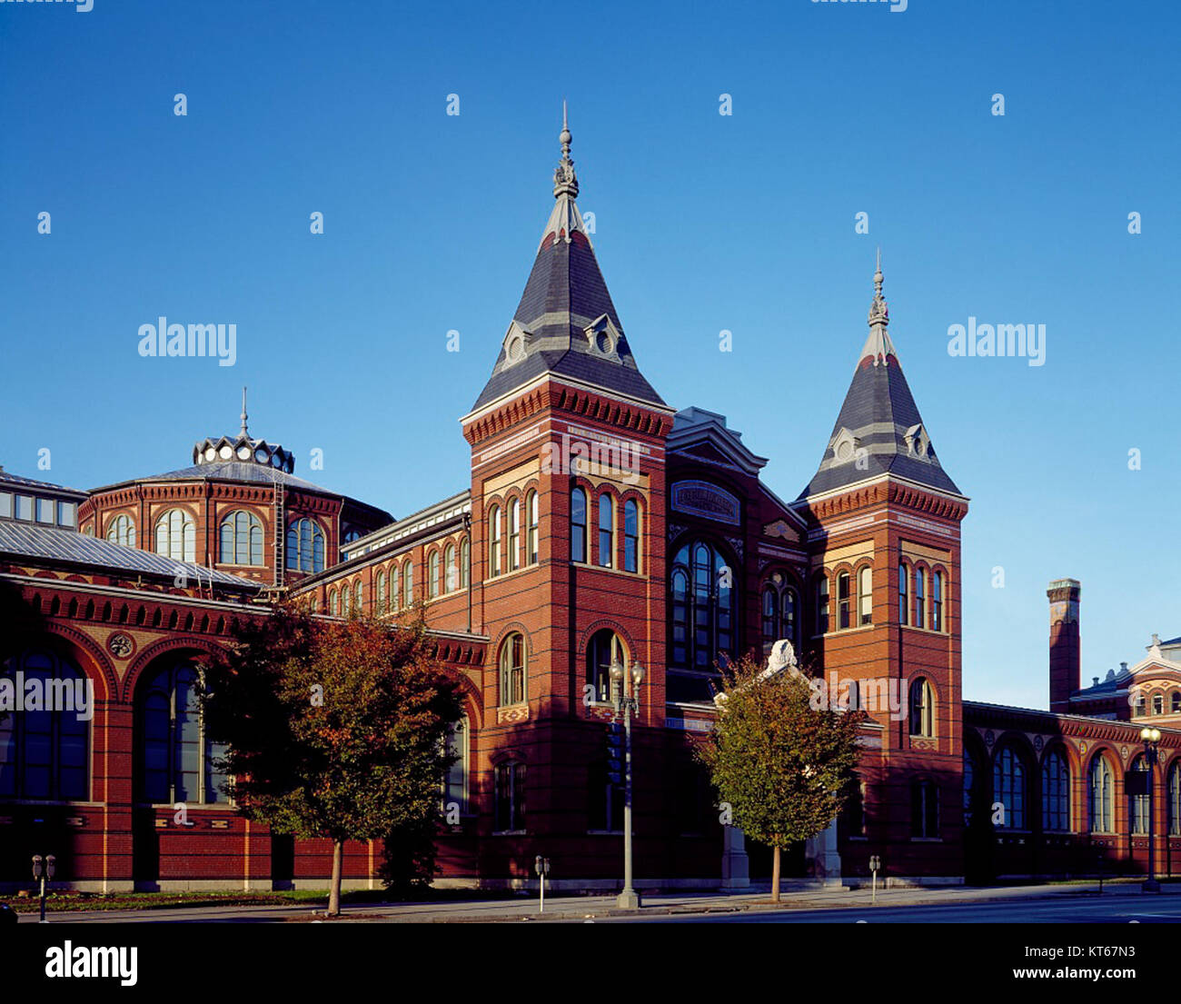 The Smithsonian Institution's Arts and Industries Building 14862v Stock Photo