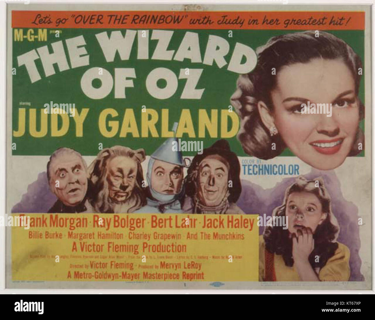 The Wizard of Oz 1955 Lobby Card Stock Photo