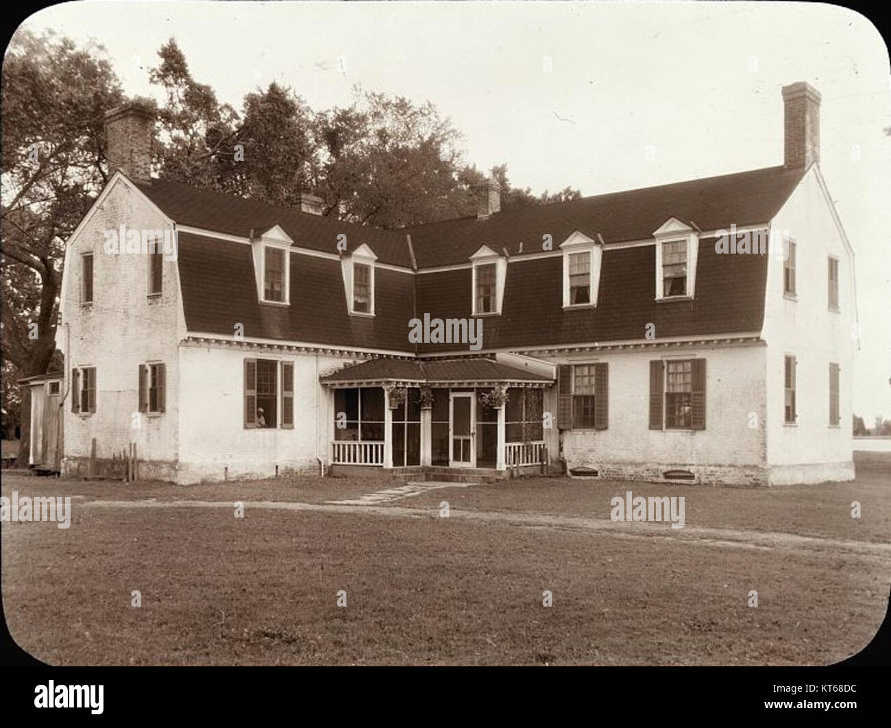 Toddsbury Nuttal vicinity Gloucester County Virginia. Entrance Stock