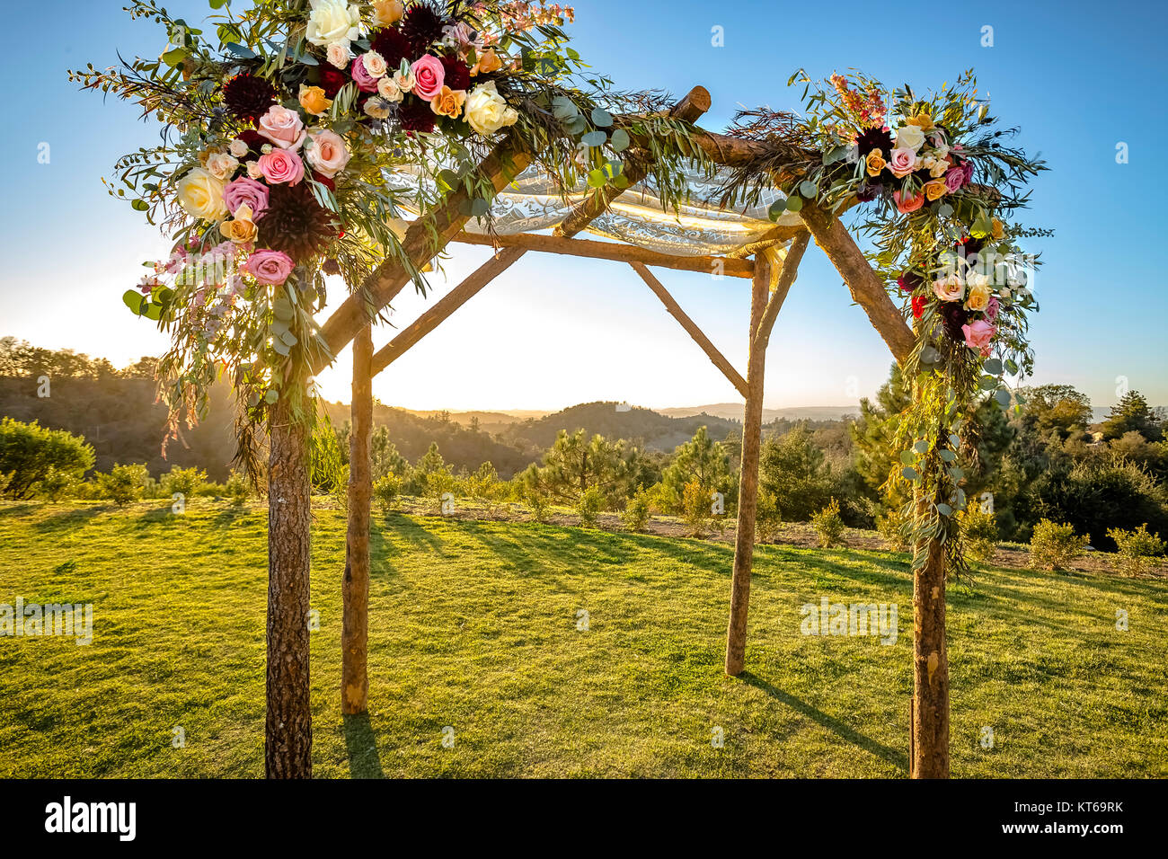 Jewish traditions wedding ceremony. Wedding canopy chuppah or huppah