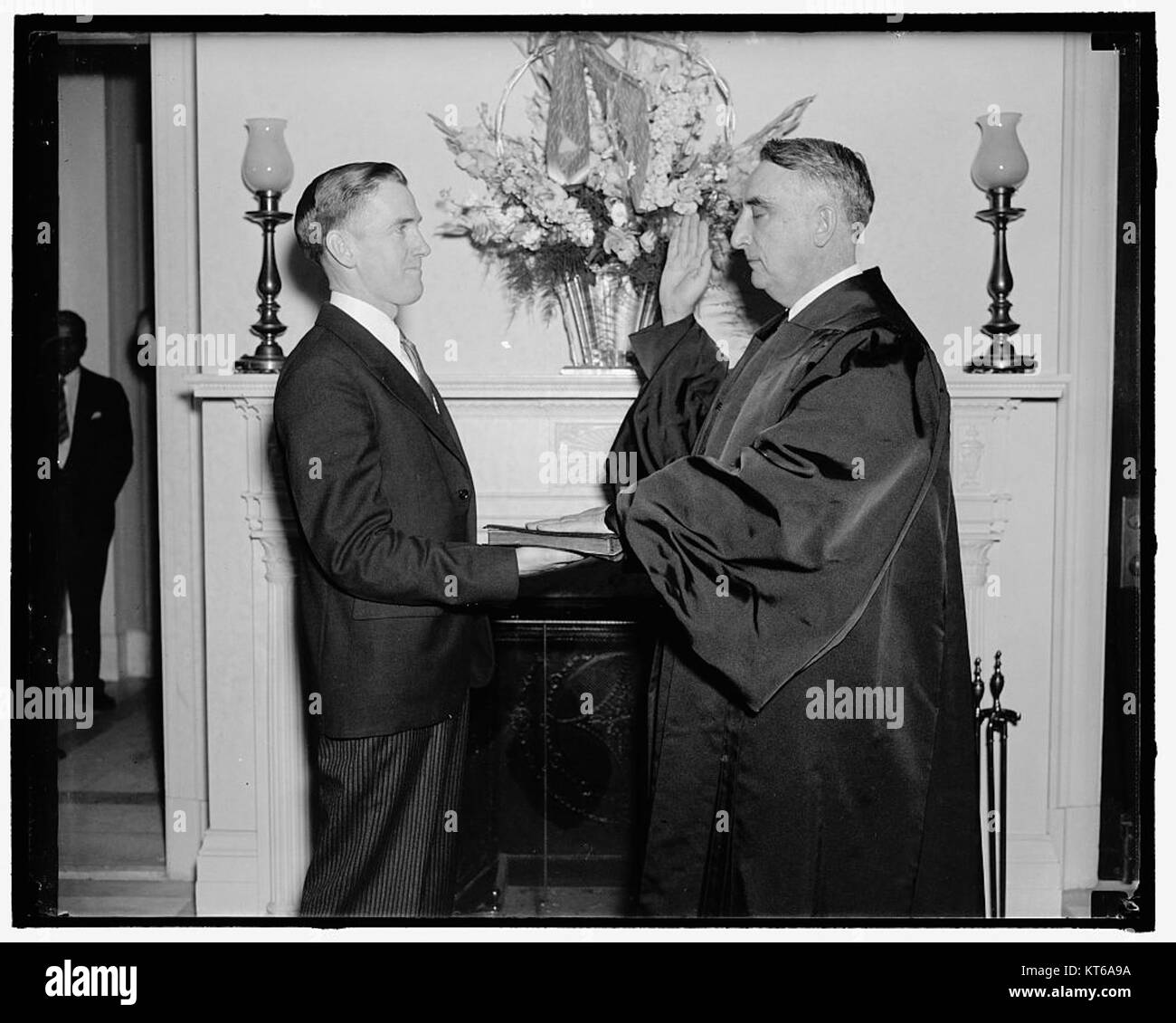 Sign Vinson Vinson was sworn in as a significant figure in American politics ...
