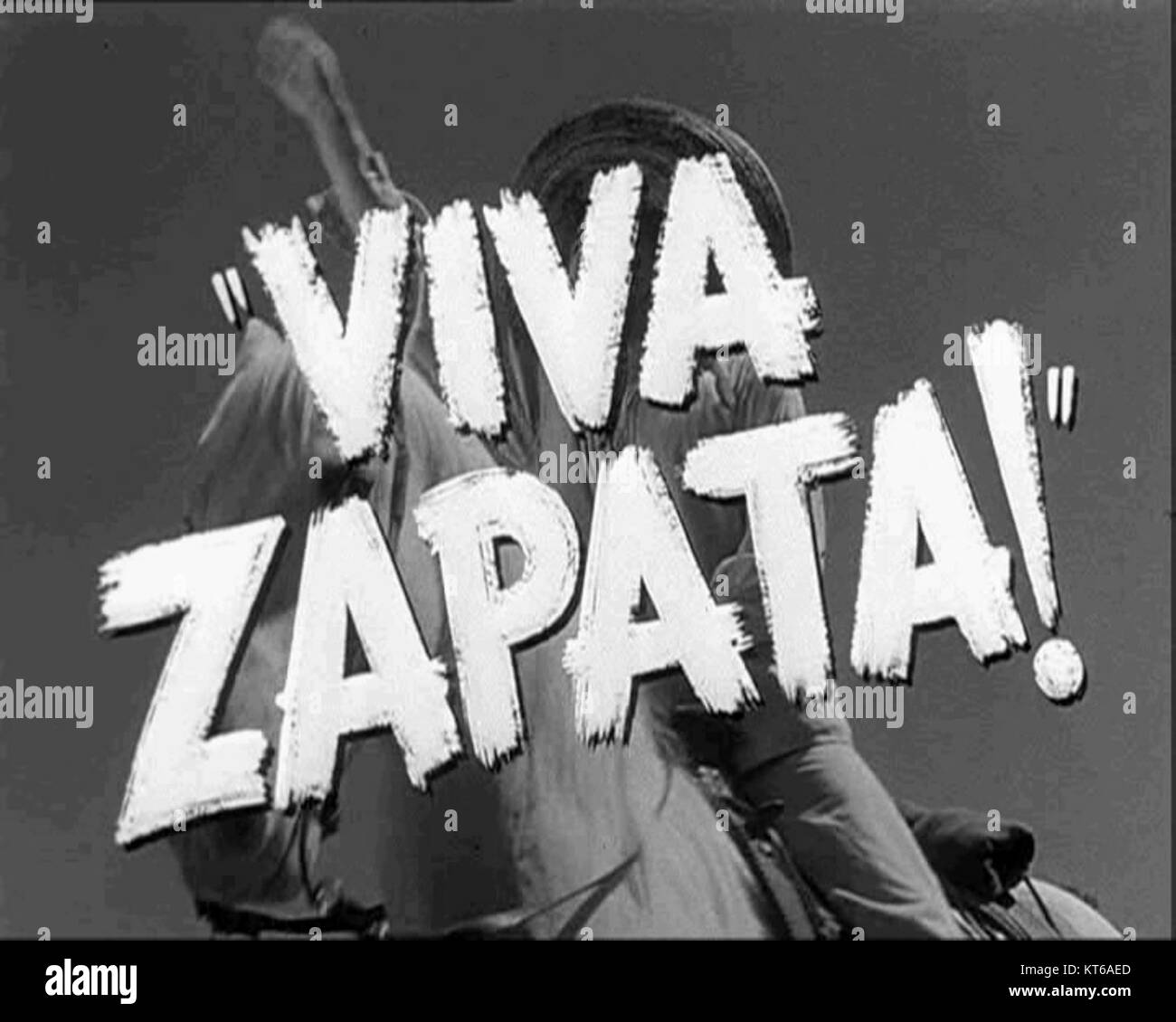 Viva Zapata movie trailer screenshot (36 Stock Photo Alamy