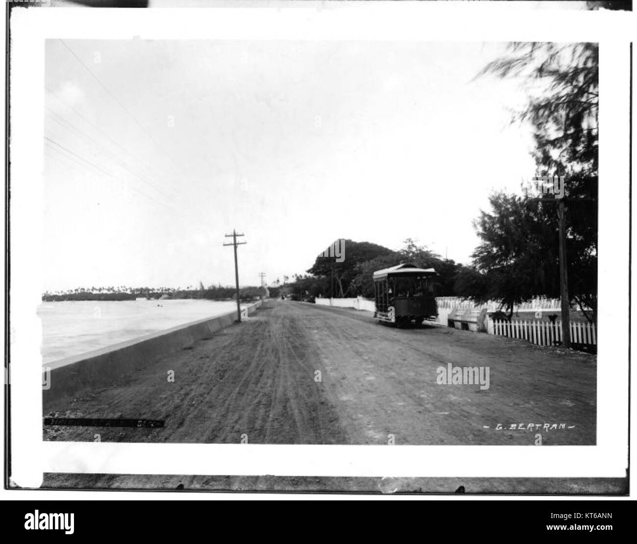 Waikiki Beach with street view photograph by Brother Bertram Stock ...