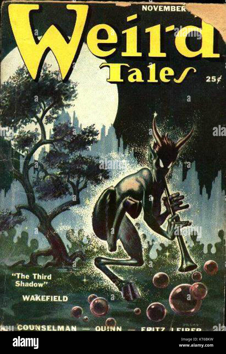 Weird Tales November 1950 Stock Photo